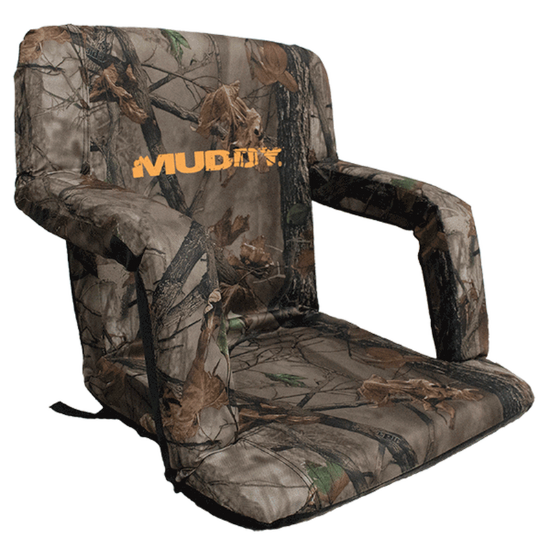 Big Game Muddy Comfortable Deluxe Stadium Bucket Seat Hunting Chair, Camoflauge