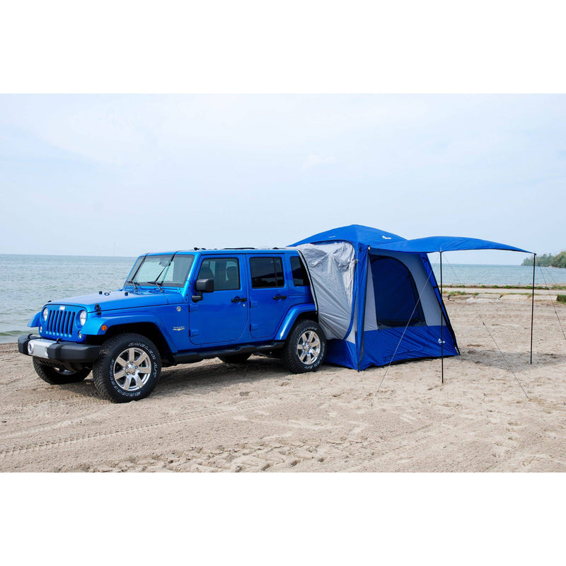 Napier Sportz Universal SUV Cargo 5 Person Ground Camping Tent with Awning, Blue