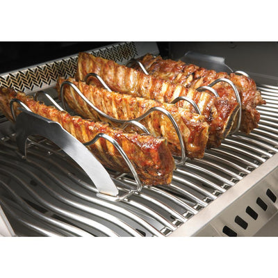 Napoleon 70009 Pro Premium Stainless Steel Rib and Roast Rack Grill Accessory