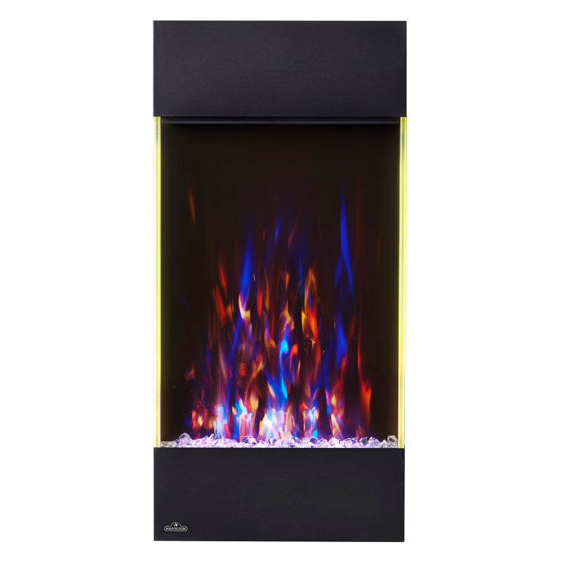Napoleon Allure Vertical Wall Hanging LED Flame Electric Fireplace, 32 Inch Tall