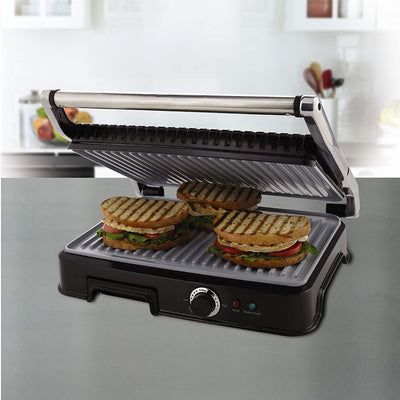 Oster Extra Large 2-in-1 Titanium Infused Panini Press/Indoor Countertop Grill