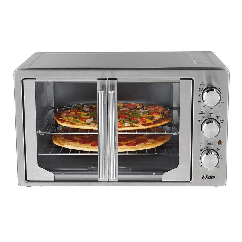 Oster TSSTTVFDXL Innovative French Door Convection Toaster Oven, Stainless Steel
