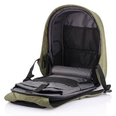XD Design Bobby Hero Small Anti Theft Travel Laptop Backpack w/ USB Port, Green
