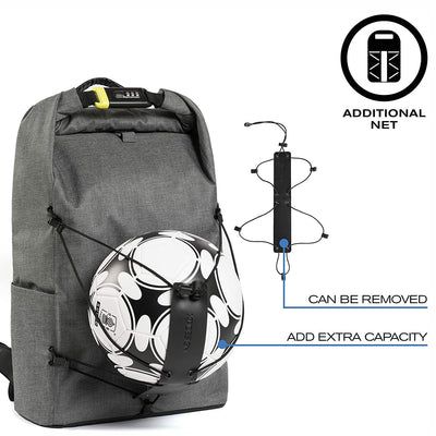 XD Design Bobby Urban Lite Anti Theft Laptop Backpack w/ RFID Protection, Grey