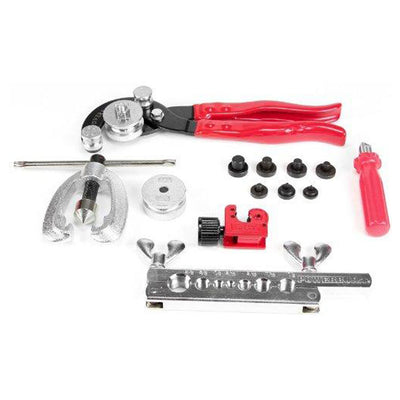 Powerbuilt 14 Piece Master Brake & AC Tubing Car Repair Tool Kit (Refurbished)