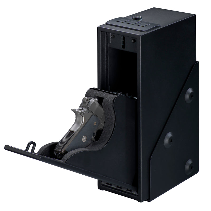 Stack-On Quick Access Single Gun Safe with Electronic Lock and Mounting Hardware