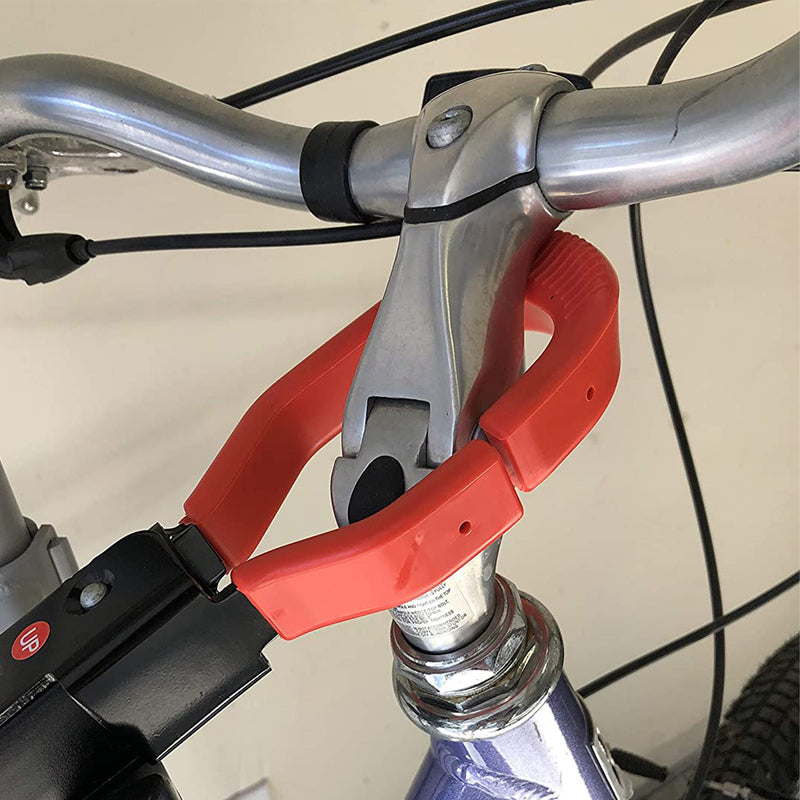 Sparehand Universal Adjustable Bike Frame Adapter for Rack Storage, Red & Black