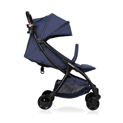 Beberoad Rider Baby Stroller Glider & R2 Ultra Lightweight Stroller, Jeans Blue