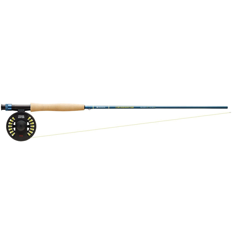 Redington 476-4 CROSSWATER 4 WT 7.5 Foot 4 Piece Fly Fishing Rod and Reel Combo
