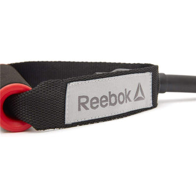 Reebok Heavyweight Elastic Fitness Resistance Band Home Gym Equipment, Black