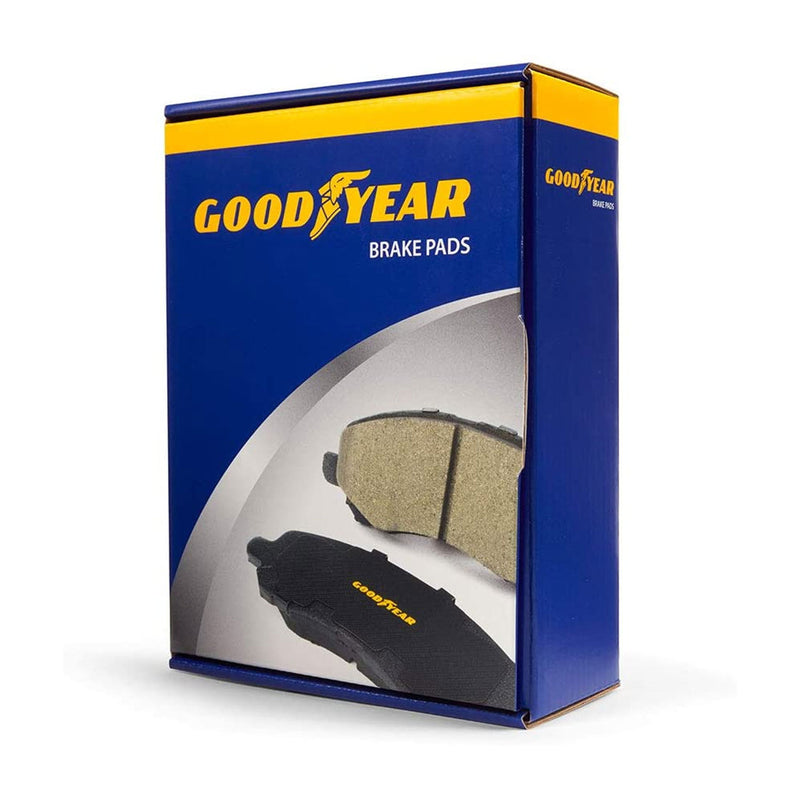 Goodyear Brakes GYD648 Premium Semi Metallic Automotive Vehicle Front Brake Pads