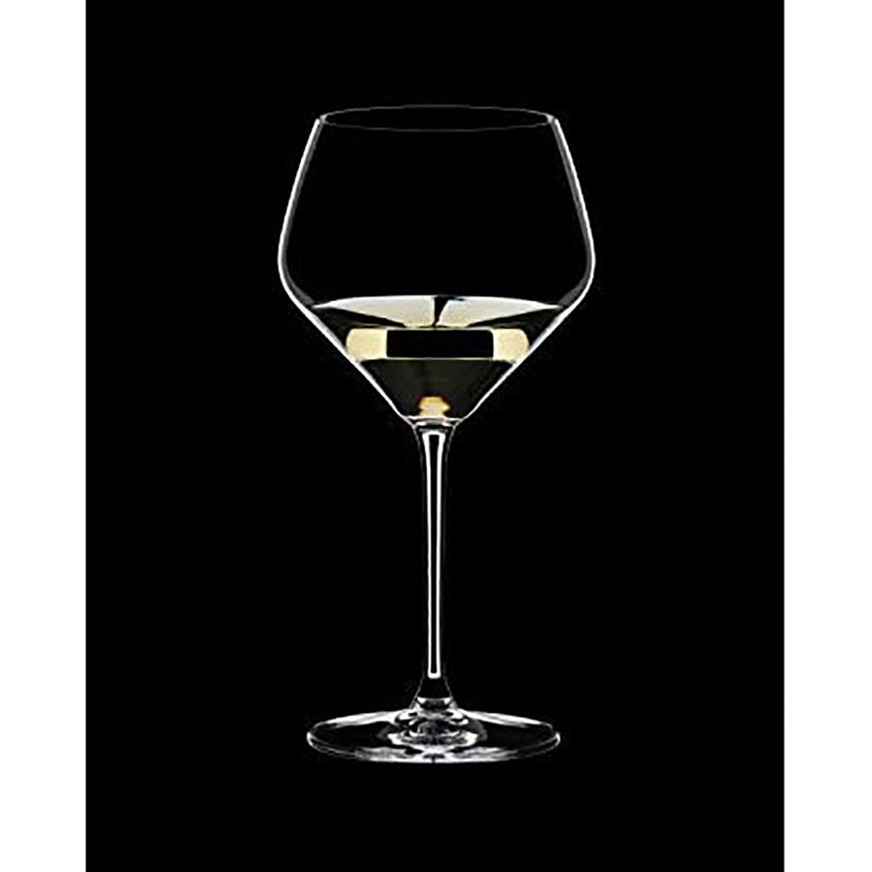 Riedel Heart to Heart Dishwasher Safe Unique Chardonnay Wine Glasses, Set of 2