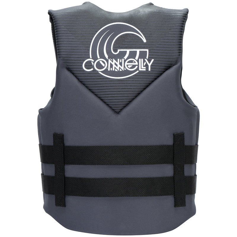 Connelly Boys Junior Promo NEO Neoprene Vest Safe Water Gear Life Jacket, Gray
