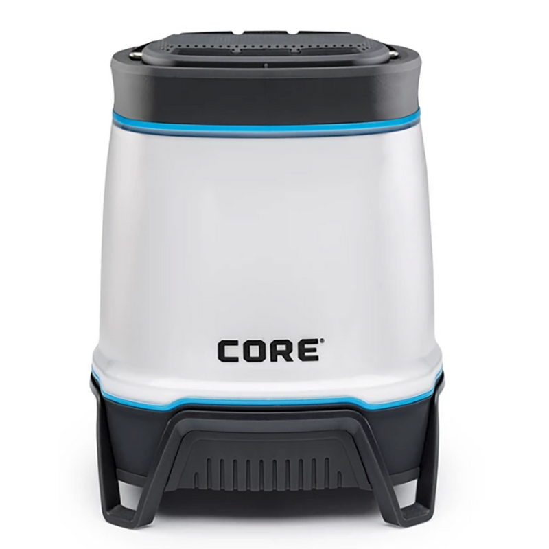 CORE 1250 Lumen Rechargeable Bluetooth Speaker & Lantern with USB Outlet, Gray