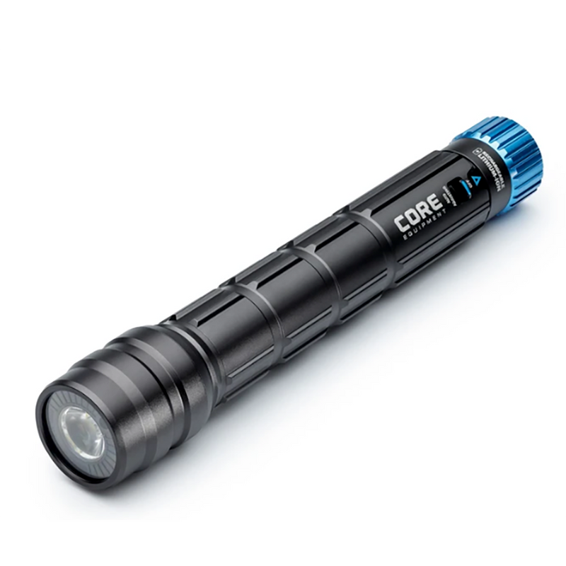 CORE 1500 Lumen CREE LED Rechargeable Camping Emergency Flashlight and Batteries