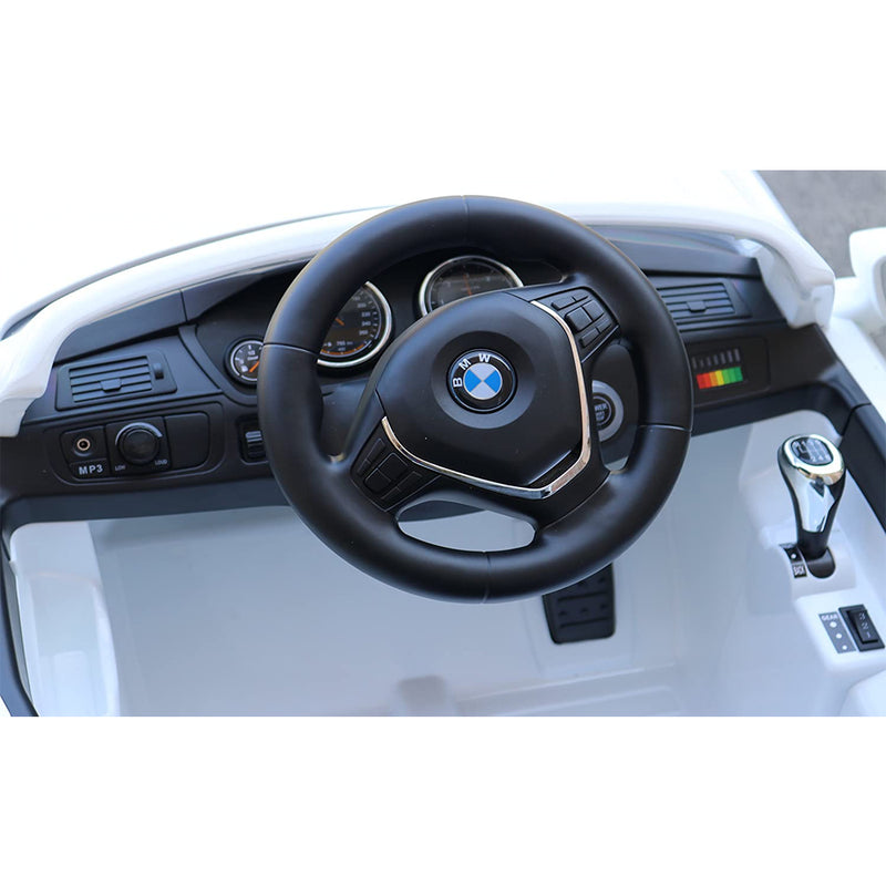 First Drive BMW 4 Series Kids Electric Ride On Car with Remote Control, White