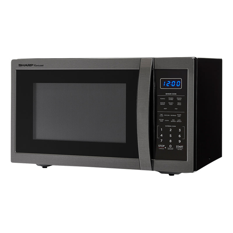 Sharp SMC1452CH 1.4 Cubic Foot Stainless Steel Microwave (Refurbished)