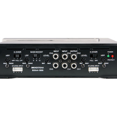 SoundStream BXA4-1800 Bass Xtreme Series 1,800W 4 Channel Car Audio Amplifier