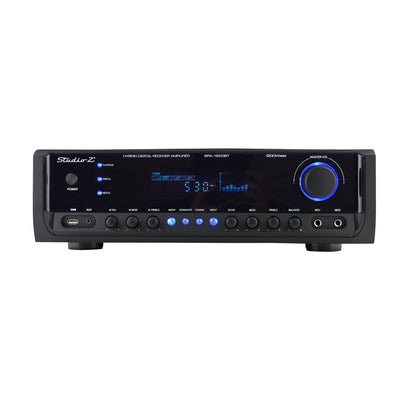 Studio Z SPA-1200BT Digital Home Audio Hybrid Radio Receiver 2 Channel Amplifier