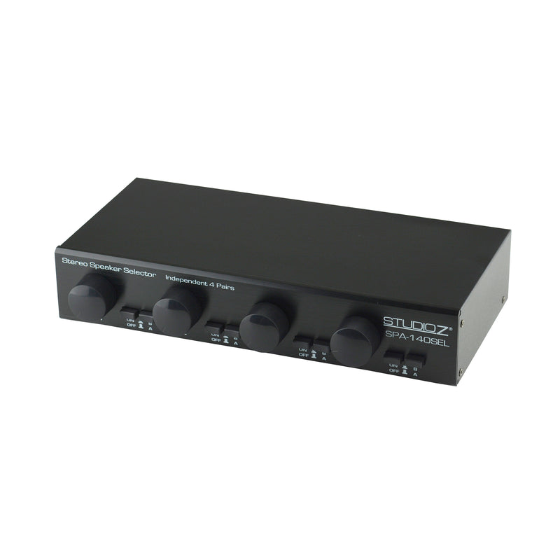 Studio Z SPA-140SEL Dual Source 900 Watt 4 Channel Stereo Speaker Selector Box