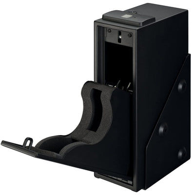Stack-On Quick Access Single Gun Safe with Biometric Lock and Mounting Hardware
