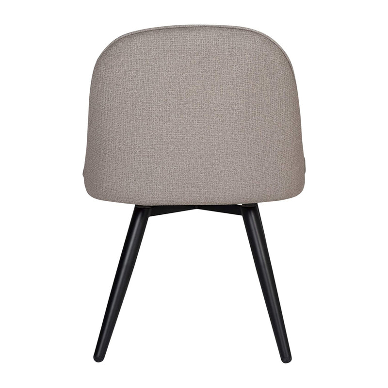 Studio Designs Home Dome Swivel Office or Dining Side Chair w/ Metal Legs, Beige