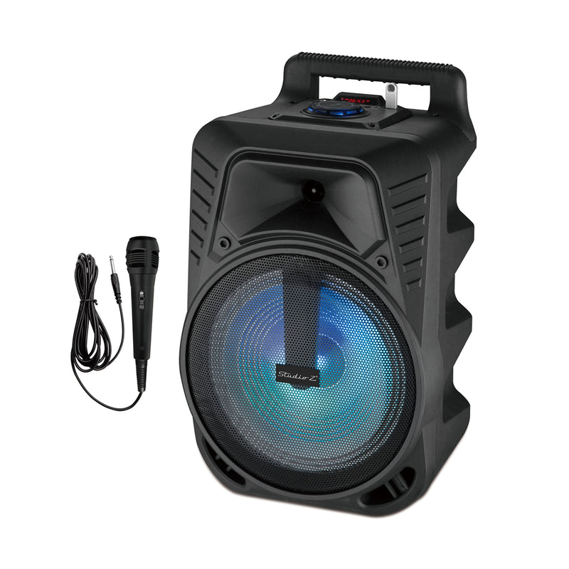 Studio Z STZP-1000 10-Inch Rechargeable Speaker Woofer with USB Music Stream