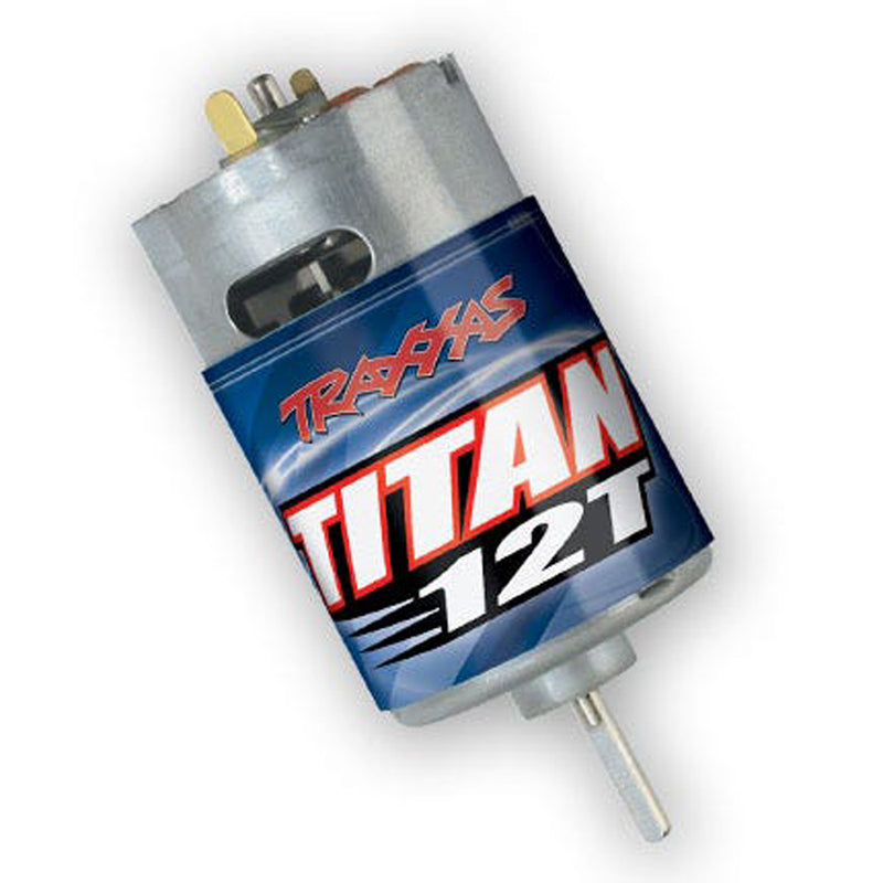 Traxxas 3785 Titan 550 12 Turn RC Car Truck Motor Replacement with Cooling Fan