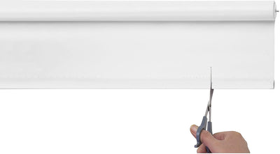 Achim Home Furnishings Cord Free Tear Down Light Filtering Window Shade, White