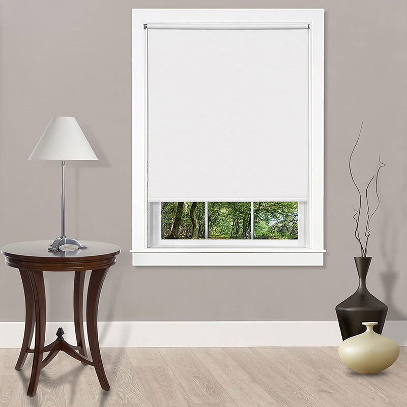 Achim Home Furnishings Cord Free Tear Down Light Filtering Window Shade, White