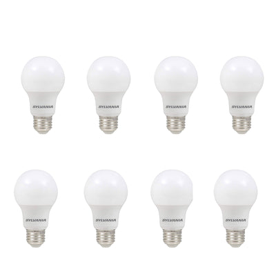 Sylvania 60 Watt Equivalent Soft White Dimmable Daylight LED Light Bulb (8 Pack)