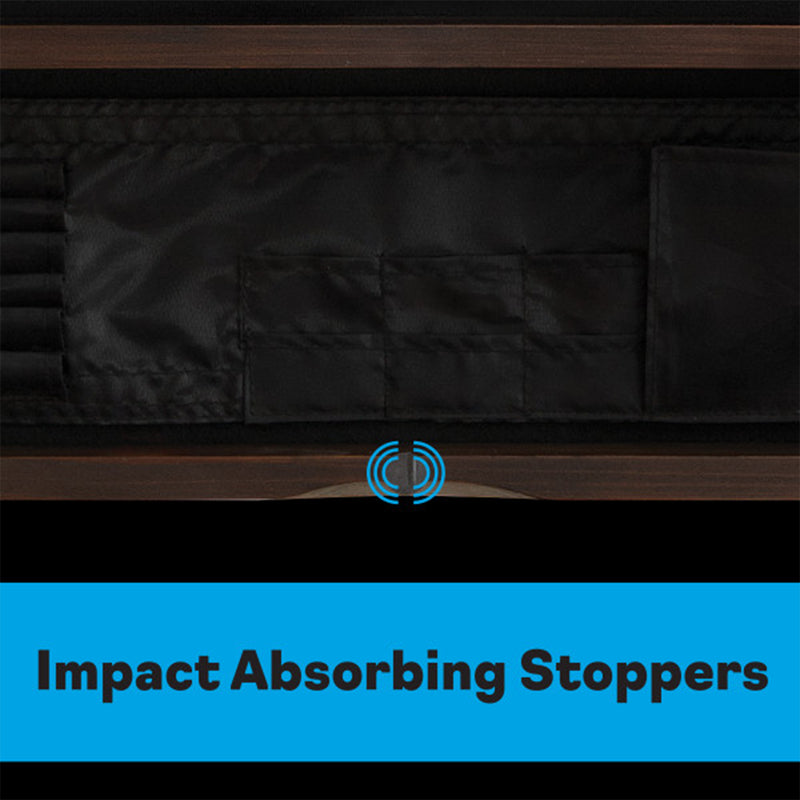 Viper Espresso Finish Metropolitan Sisal Bristle Steel Tip Dartboard Cabinet