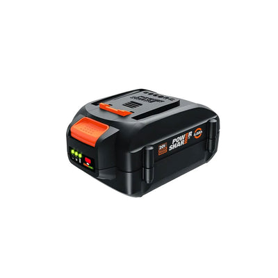 Worx WA3578 20-Volt MaxLithium Power Share 4.0 Ah Rechargeable Battery, Black