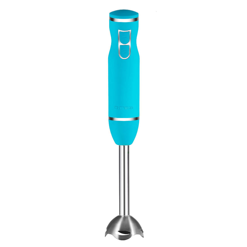 Chefman Immersion Dual Speed Control Ice Crushing Hand Mixer/Blender, Turquoise
