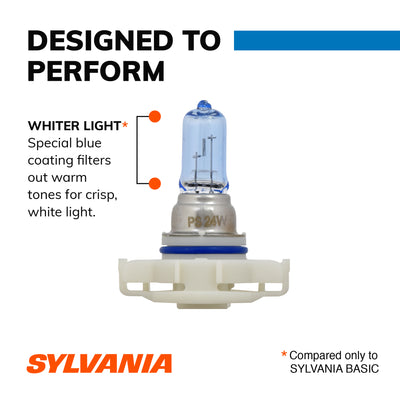 Sylvania 5202 SilverStar zXe High Performance Halogen Fog Headlight Bulbs, White