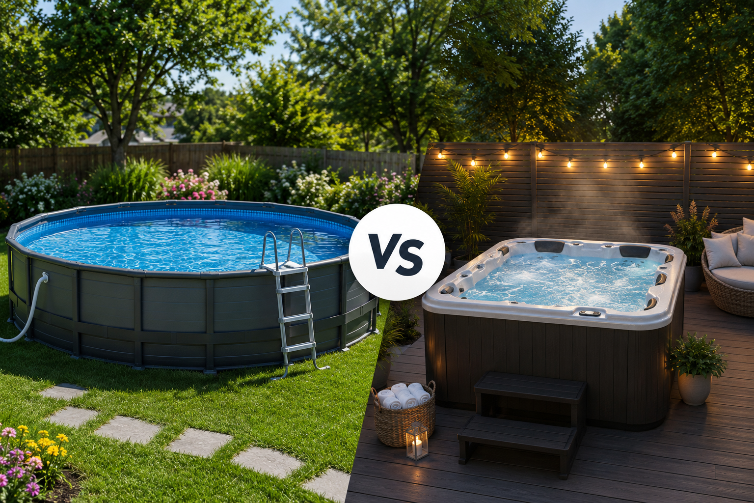 Above Ground Pool vs. Hot Tub: Which Is Right for You?