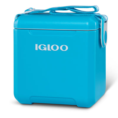 Igloo Tagalong 11 Qt Insulated Ice Drink Cooler with Shoulder Strap, Blue (Used)