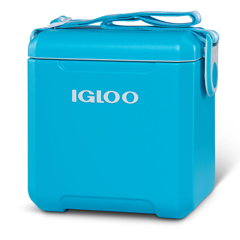 Igloo Tagalong 11 Qt Ice Drink Cooler with Body Shoulder Strap, Blue (Open Box)