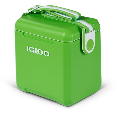 Igloo Tagalong 11 Qt Insulated Ice Drink Cooler with Strap, Green (Open Box)