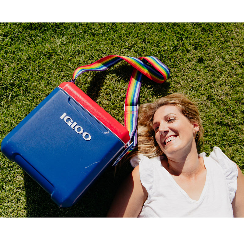 Igloo 11 Qt Tailgating Cooler w/ 2-Day Ice Retention, Navy w/ Strap (Open Box)