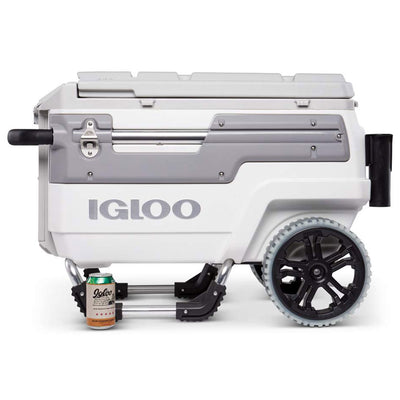 Igloo Trailmate Marine Grade 70 Qt Insulated Ice Chest Cooler, White (For Parts)