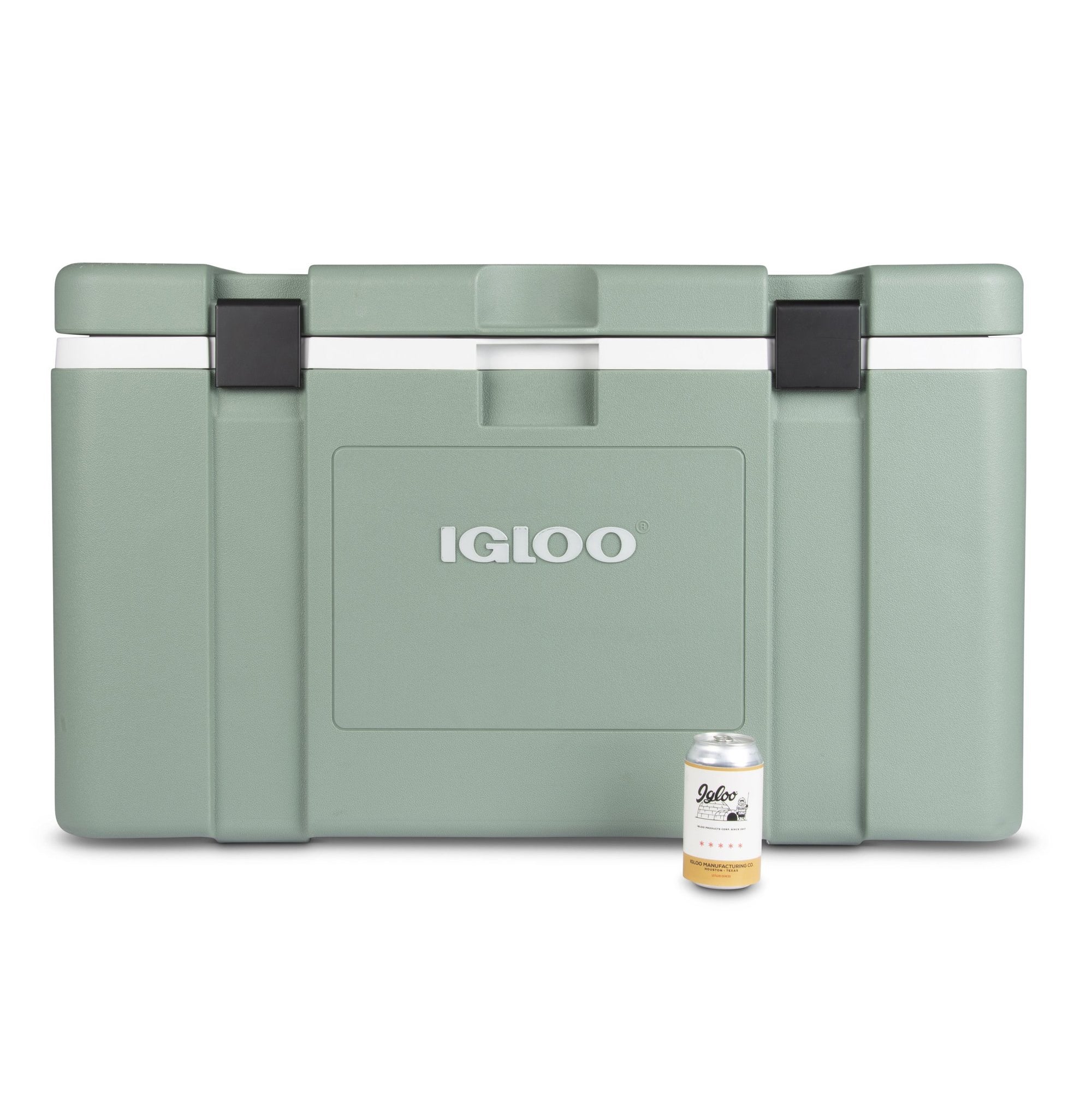 Igloo Mission 124 Qt. Lockable Insulated Lined Ice Chest Cooler, Green(Open Box)