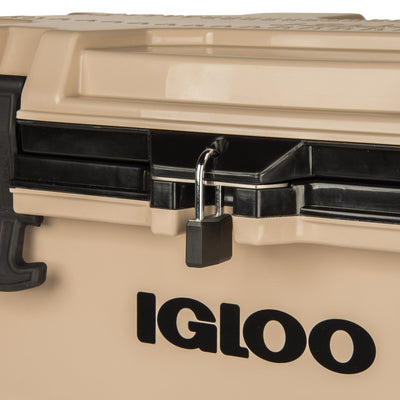 Igloo IMX 70 Qt. Insulated Ice Chest Roto-Molded Cooler w/ Handles, Tan (Used)