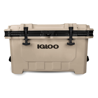 Igloo IMX 70 Qt. Insulated Ice Chest Roto-Molded Cooler w/ Handles Tan(Open Box)