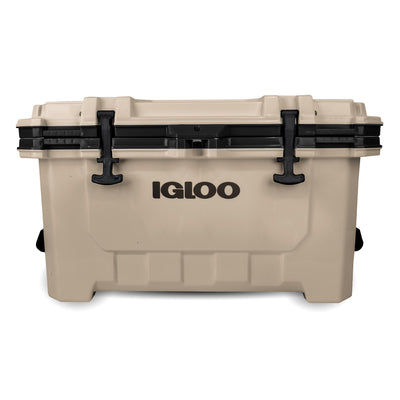 Igloo 00049858 IMX 70 Qt. Injected Molded Construction Cooler, Tan (Damaged)