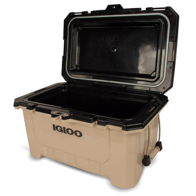 Igloo IMX 70 Qt. Insulated Ice Chest Roto-Molded Cooler w/ Handles Tan(Open Box)
