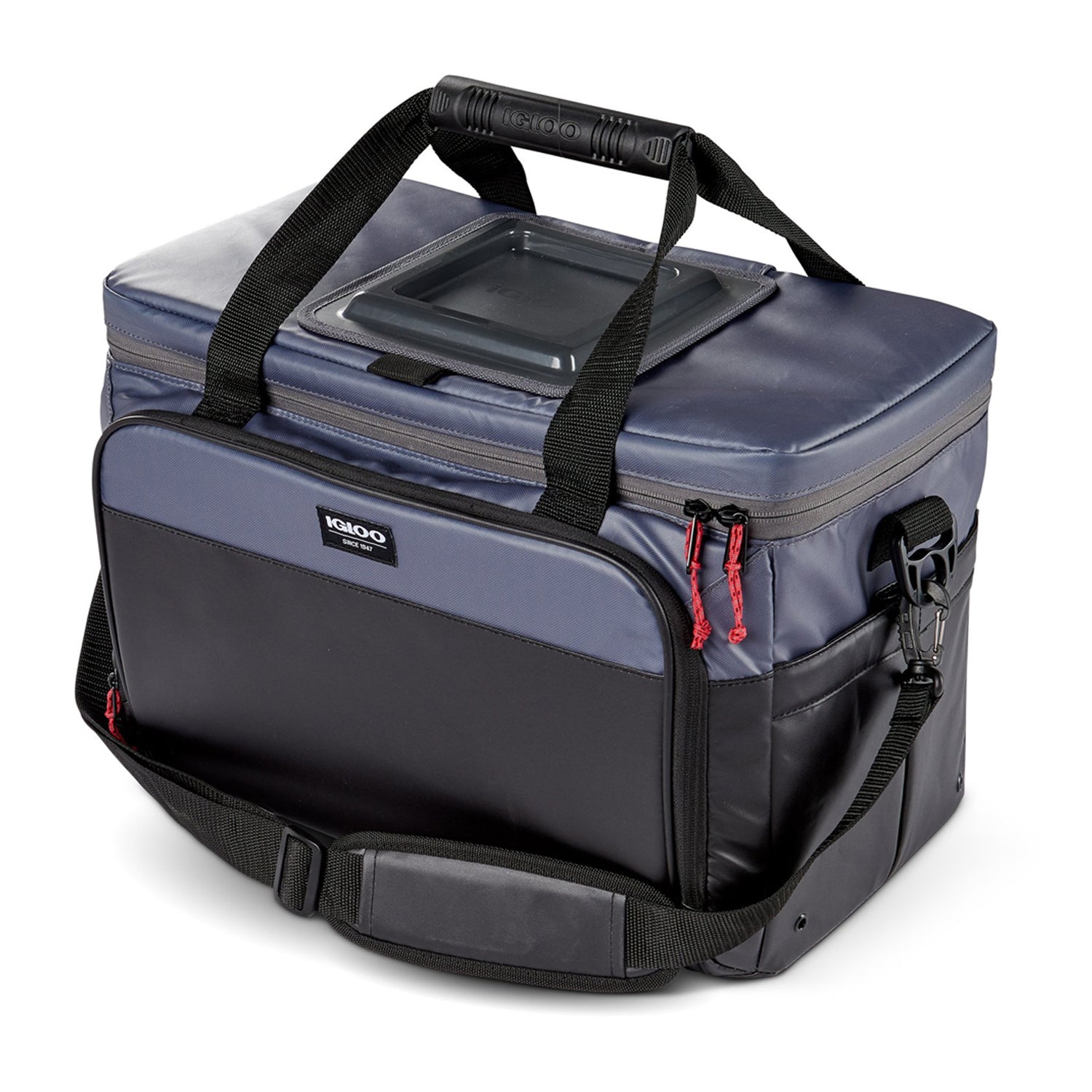 Igloo Coast Durable and Insulated 36 Can Cooler Duffel Bag, Dark Blue (Open Box)