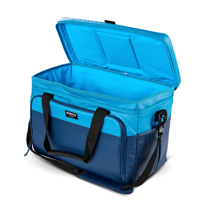 Igloo Coast Durable & Compact 36 Can Cooler Duffel Bag, Blue and Navy (Used)