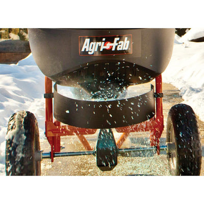 Agri-fab 130lbs Push Spreader for Ice Melt & Fertilizer (Certified Refurbished)