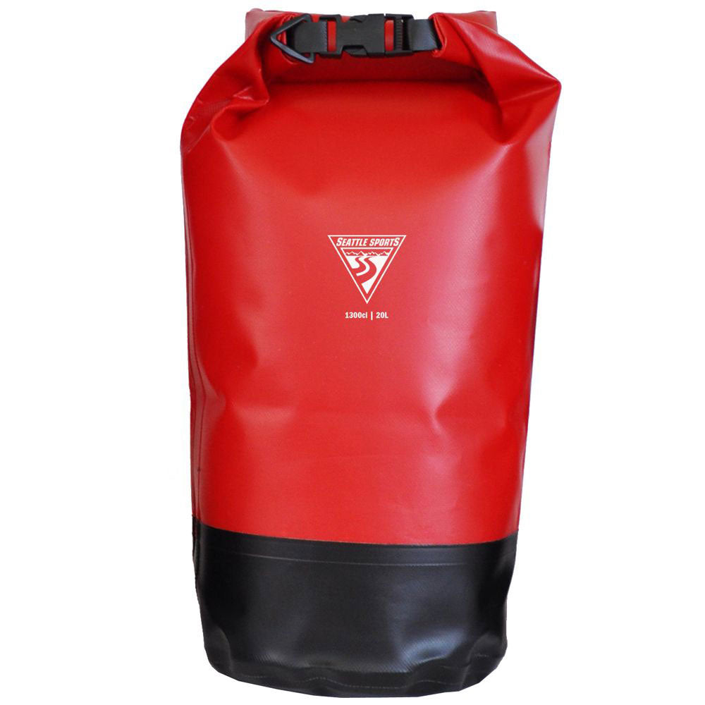 Seattle Sports 10 Liter Red Explorer Camping Vinyl Body Storage Dry Bag, Small